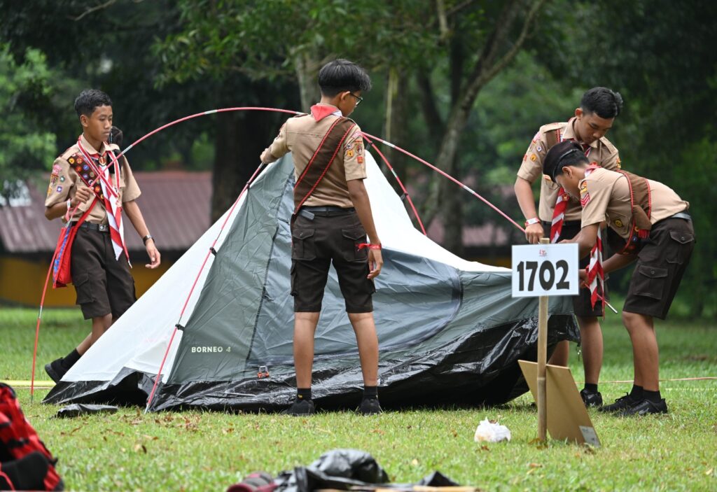 Peserta LT-V Tahun 2023 Mulai Mendirikan Tendanya Masing-Masing