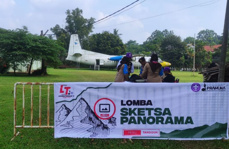 Sketsa Panorama Menjadi Salah Satu Mata Lomba di LT-V Tahun 2023